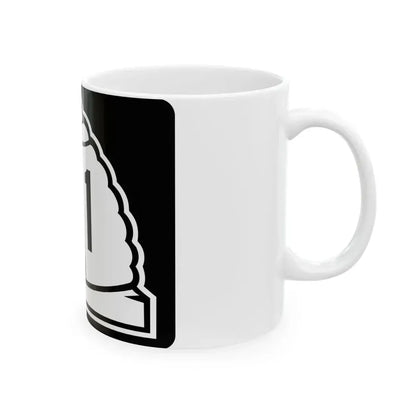 Utah 111 (Utah) (Road Sign) White Coffee Mug - Go Mug Yourself