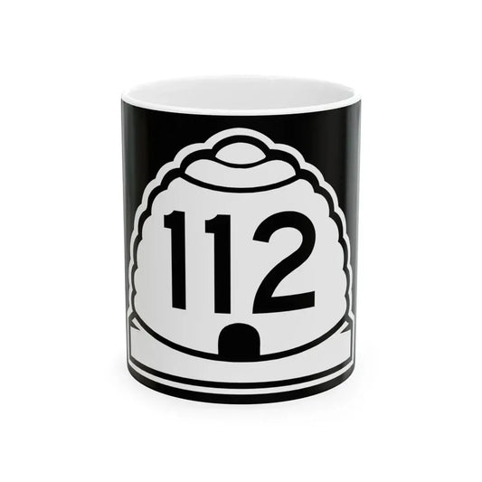 Utah 112 (Utah) (Road Sign) White Coffee Mug 11oz - Go Mug Yourself