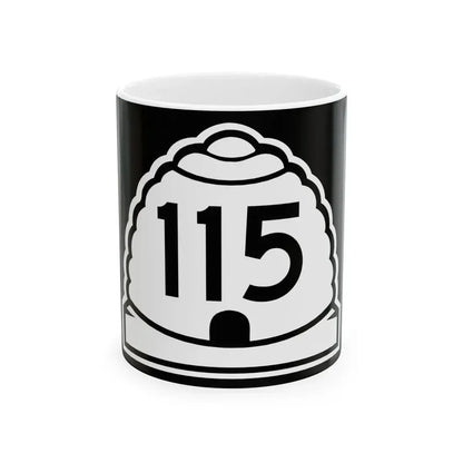 Utah 115 (Utah) (Road Sign) White Coffee Mug 11oz - Go Mug Yourself