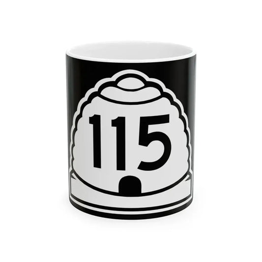 Utah 115 (Utah) (Road Sign) White Coffee Mug 11oz - Go Mug Yourself