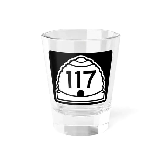 Utah 117 (Utah) (Road Sign) Shot Glass 1.5oz 1.5oz - Go Mug Yourself