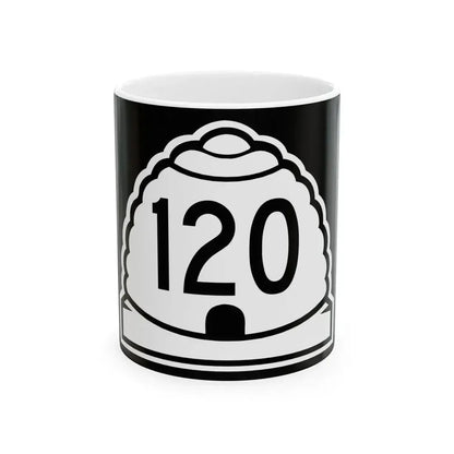 Utah 120 (Utah) (Road Sign) White Coffee Mug 11oz - Go Mug Yourself
