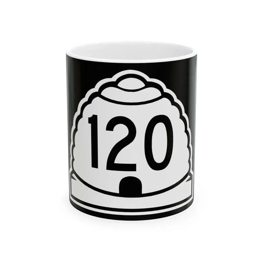 Utah 120 (Utah) (Road Sign) White Coffee Mug 11oz - Go Mug Yourself