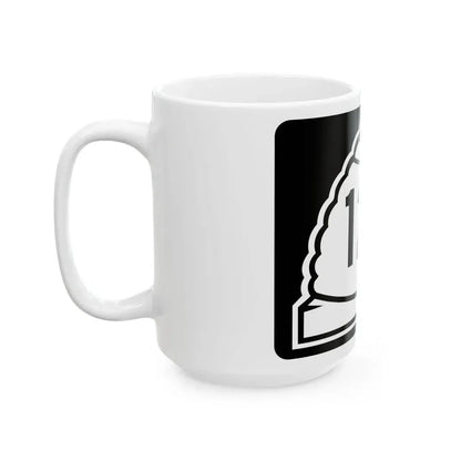 Utah 121 (Utah) (Road Sign) White Coffee Mug - Go Mug Yourself
