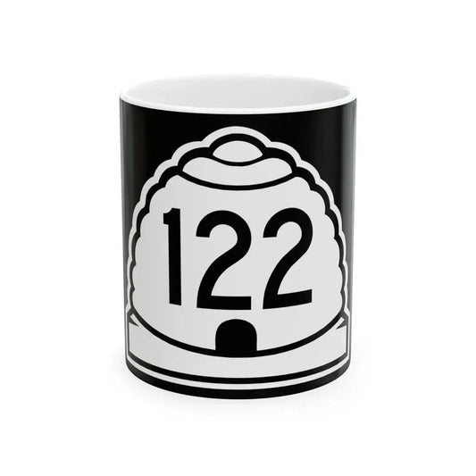 Utah 122 (Utah) (Road Sign) White Coffee Mug 11oz - Go Mug Yourself