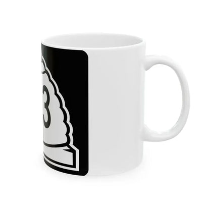 Utah 123 (Utah) (Road Sign) White Coffee Mug - Go Mug Yourself
