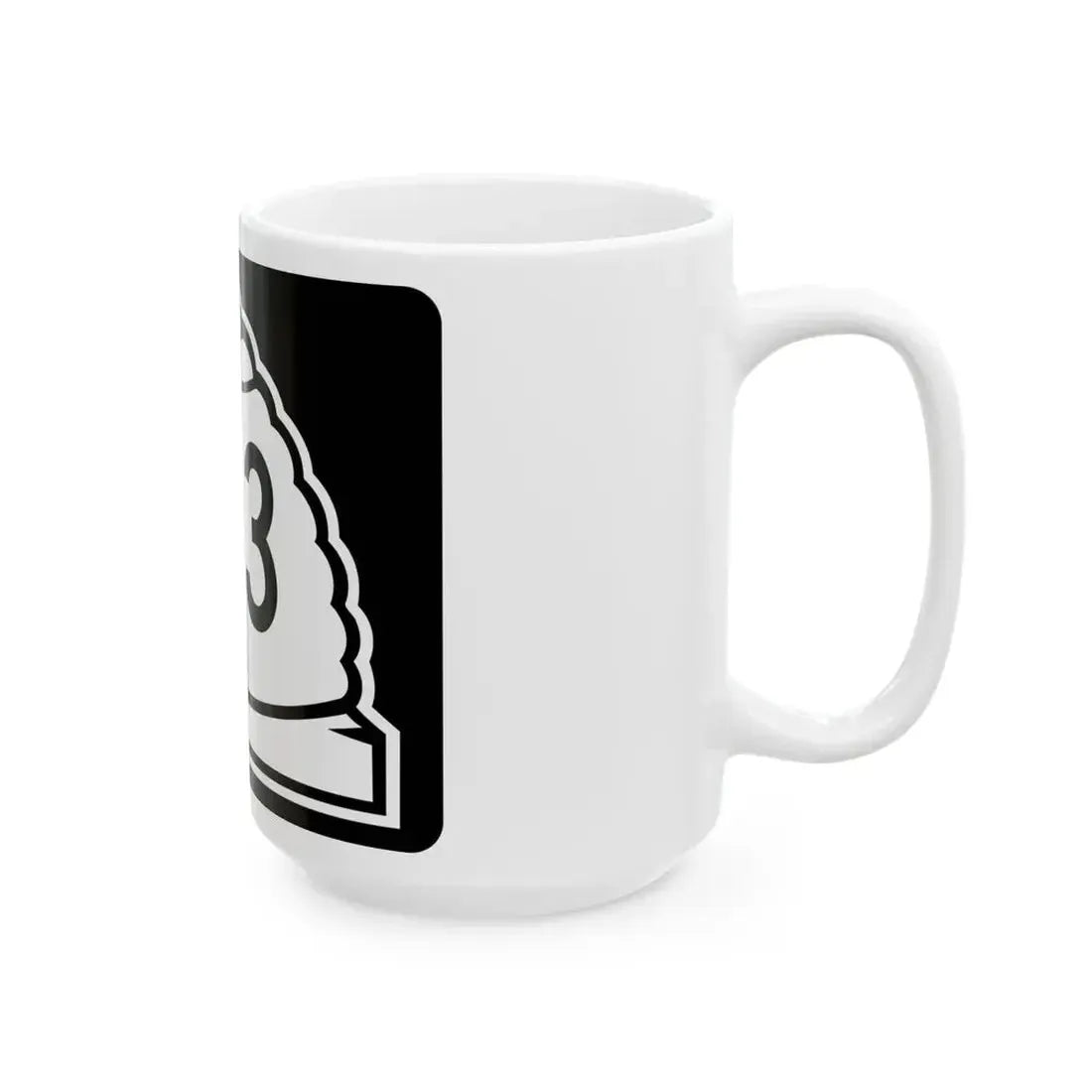 Utah 123 (Utah) (Road Sign) White Coffee Mug - Go Mug Yourself