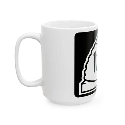 Utah 124 (Utah) (Road Sign) White Coffee Mug - Go Mug Yourself