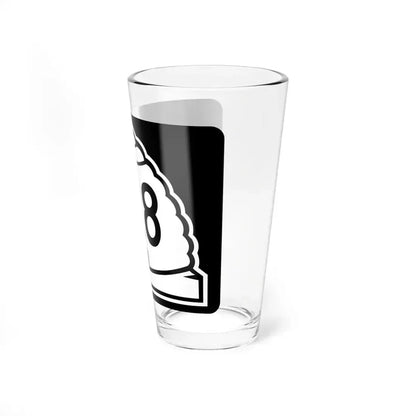 Utah 128 (Utah) (Road Sign) Pint Glass 16oz - Go Mug Yourself