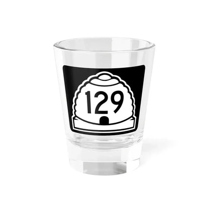 Utah 129 (Utah) (Road Sign) Shot Glass 1.5oz 1.5oz - Go Mug Yourself