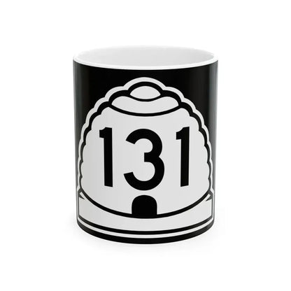 Utah 131 (Utah) (Road Sign) White Coffee Mug 11oz - Go Mug Yourself