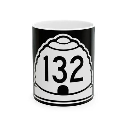 Utah 132 (Utah) (Road Sign) White Coffee Mug 11oz - Go Mug Yourself