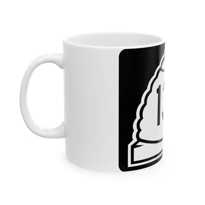 Utah 132 (Utah) (Road Sign) White Coffee Mug - Go Mug Yourself