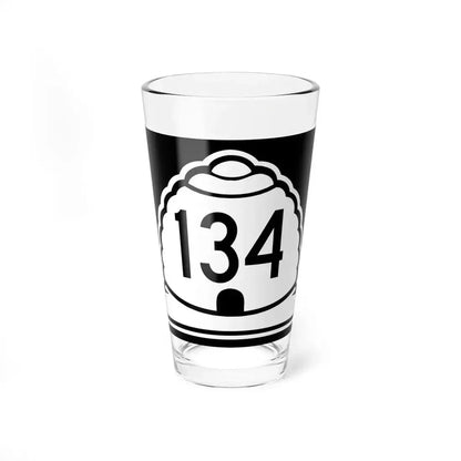 Utah 134 (Utah) (Road Sign) Pint Glass 16oz 16oz - Go Mug Yourself