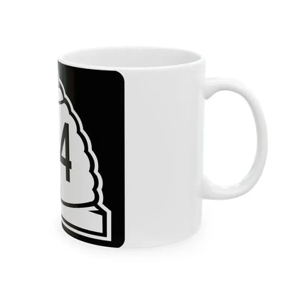 Utah 134 (Utah) (Road Sign) White Coffee Mug - Go Mug Yourself