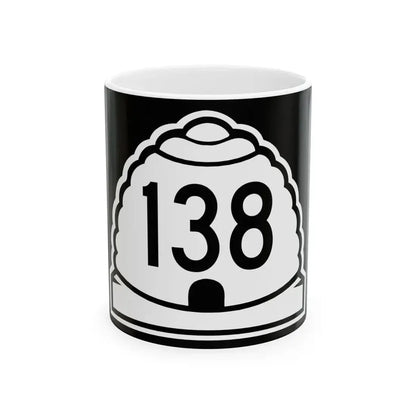 Utah 138 (Utah) (Road Sign) White Coffee Mug 11oz - Go Mug Yourself