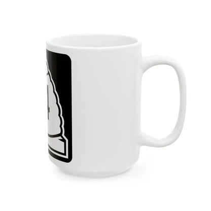 Utah 14 (Utah) (Road Sign) White Coffee Mug - Go Mug Yourself