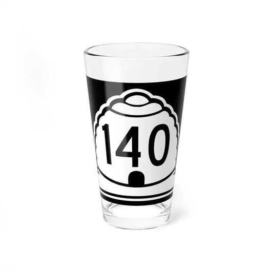 Utah 140 (Utah) (Road Sign) Pint Glass 16oz 16oz - Go Mug Yourself