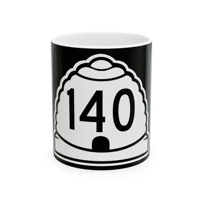 Utah 140 (Utah) (Road Sign) White Coffee Mug 11oz - Go Mug Yourself