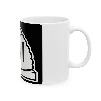 Utah 141 (Utah) (Road Sign) White Coffee Mug - Go Mug Yourself