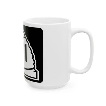 Utah 141 (Utah) (Road Sign) White Coffee Mug - Go Mug Yourself