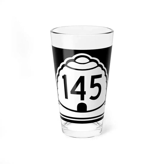 Utah 145 (Utah) (Road Sign) Pint Glass 16oz 16oz - Go Mug Yourself