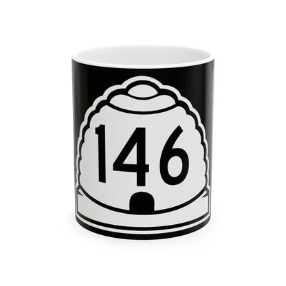 Utah 146 (Utah) (Road Sign) White Coffee Mug 11oz - Go Mug Yourself