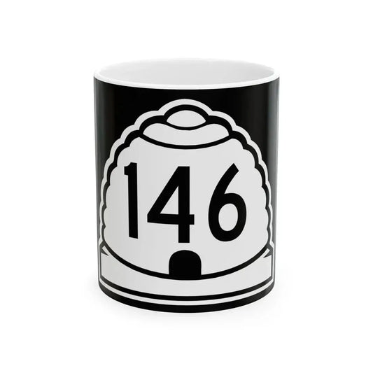 Utah 146 (Utah) (Road Sign) White Coffee Mug 11oz - Go Mug Yourself