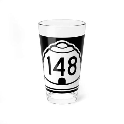 Utah 148 (Utah) (Road Sign) Pint Glass 16oz 16oz - Go Mug Yourself