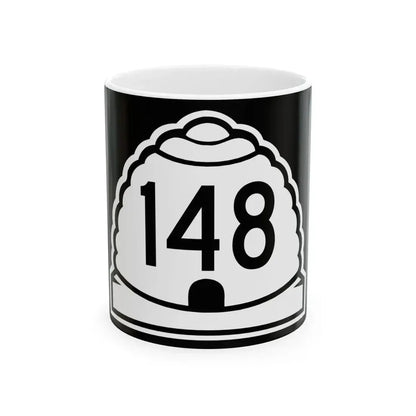 Utah 148 (Utah) (Road Sign) White Coffee Mug 11oz - Go Mug Yourself