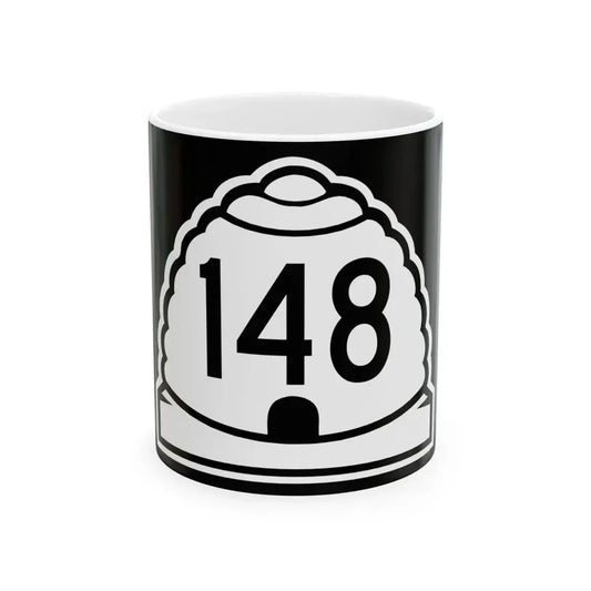 Utah 148 (Utah) (Road Sign) White Coffee Mug 11oz - Go Mug Yourself