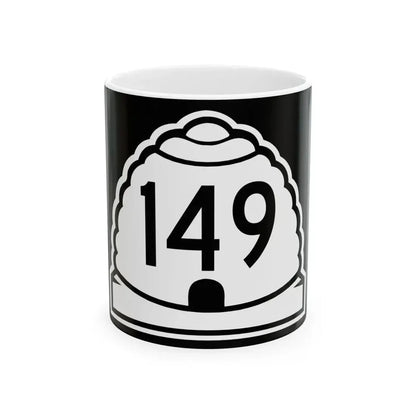 Utah 149 (Utah) (Road Sign) White Coffee Mug - Go Mug Yourself