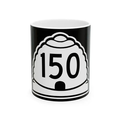 Utah 150 (Utah) (Road Sign) White Coffee Mug 11oz - Go Mug Yourself