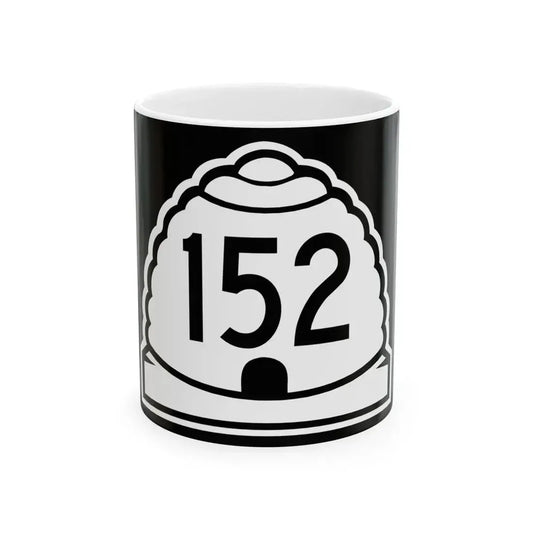 Utah 152 (Utah) (Road Sign) White Coffee Mug 11oz - Go Mug Yourself