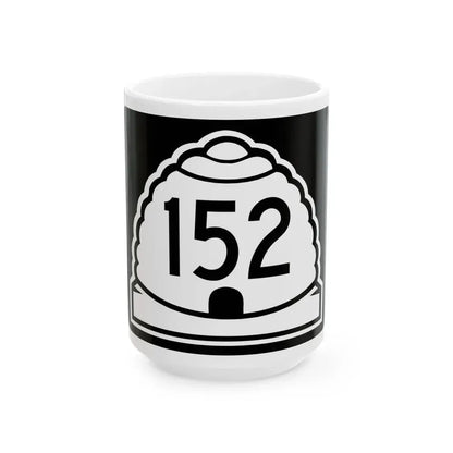 Utah 152 (Utah) (Road Sign) White Coffee Mug 15oz - Go Mug Yourself