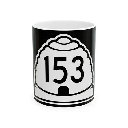 Utah 153 (Utah) (Road Sign) White Coffee Mug 11oz - Go Mug Yourself