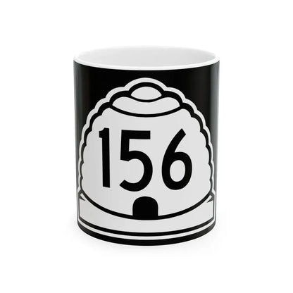Utah 156 (Utah) (Road Sign) White Coffee Mug 11oz - Go Mug Yourself