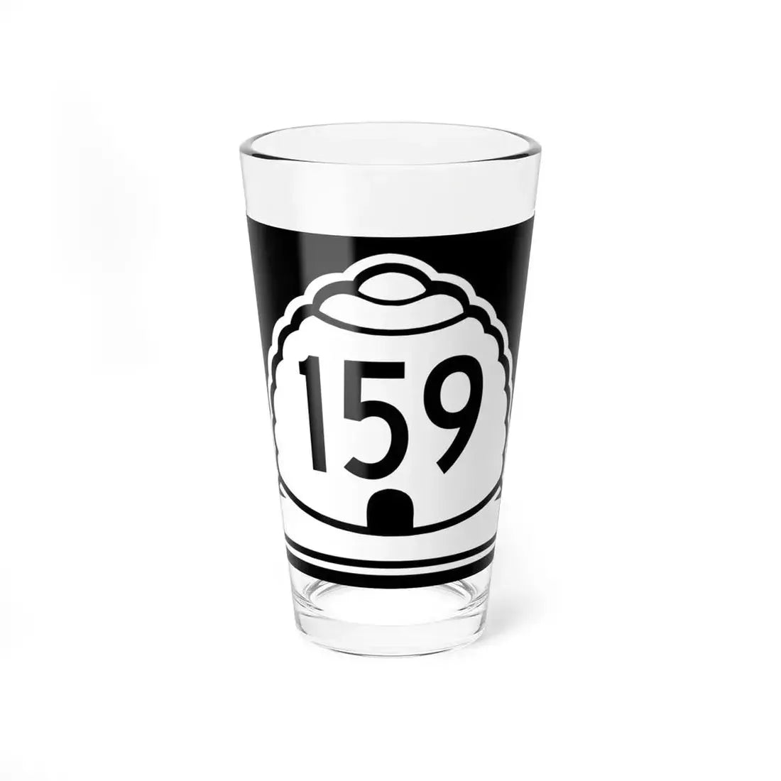 Utah 159 (Utah) (Road Sign) Pint Glass 16oz 16oz - Go Mug Yourself
