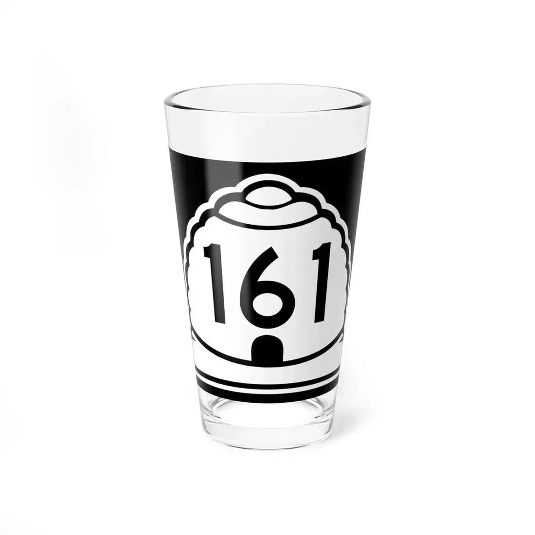 Utah 161 (Utah) (Road Sign) Pint Glass 16oz 16oz - Go Mug Yourself
