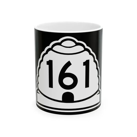 Utah 161 (Utah) (Road Sign) White Coffee Mug 11oz - Go Mug Yourself