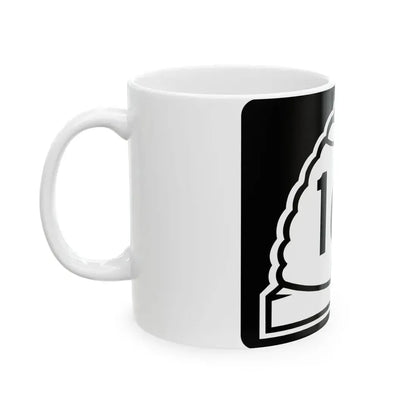 Utah 161 (Utah) (Road Sign) White Coffee Mug - Go Mug Yourself