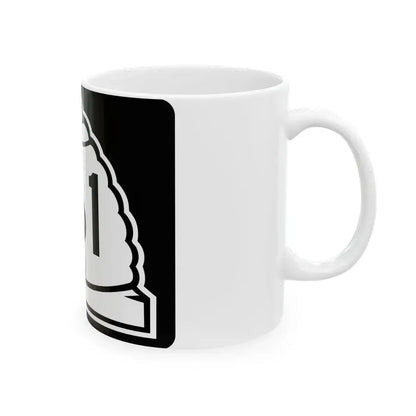 Utah 161 (Utah) (Road Sign) White Coffee Mug - Go Mug Yourself