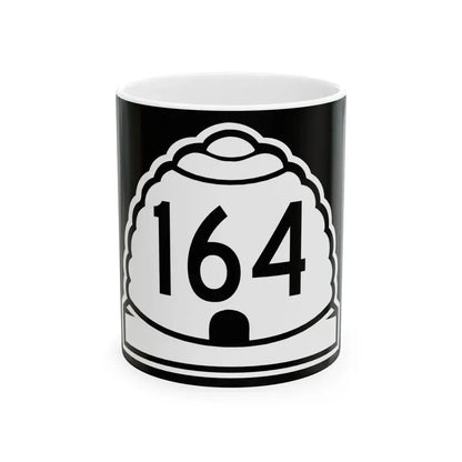 Utah 164 (Utah) (Road Sign) White Coffee Mug 11oz - Go Mug Yourself
