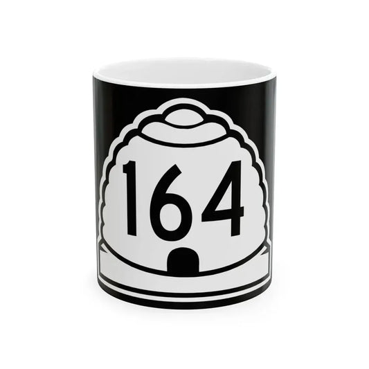 Utah 164 (Utah) (Road Sign) White Coffee Mug 11oz - Go Mug Yourself
