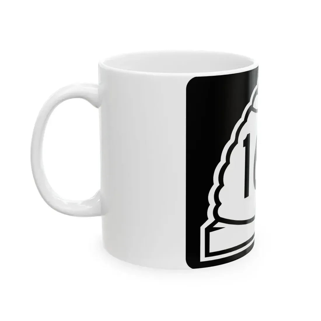 Utah 164 (Utah) (Road Sign) White Coffee Mug - Go Mug Yourself