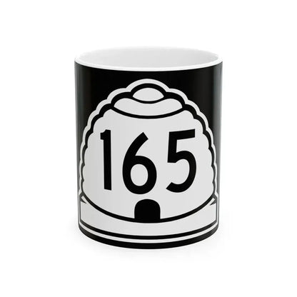 Utah 165 (Utah) (Road Sign) White Coffee Mug 11oz - Go Mug Yourself