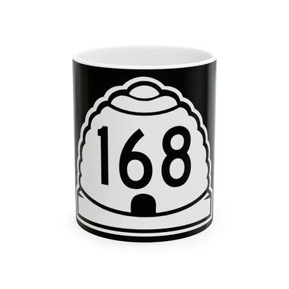 Utah 168 (Utah) (Road Sign) White Coffee Mug 11oz - Go Mug Yourself