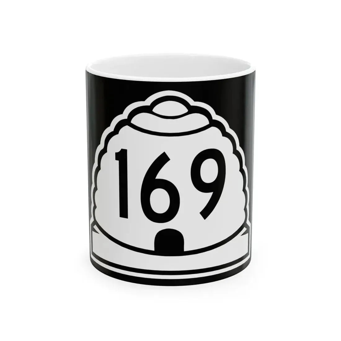 Utah 169 (Utah) (Road Sign) White Coffee Mug 11oz - Go Mug Yourself