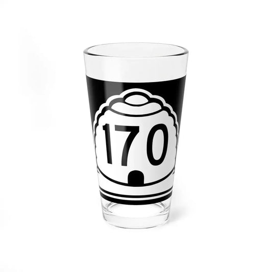 Utah 170 (Utah) (Road Sign) Pint Glss 16oz 16oz - Go Mug Yourself