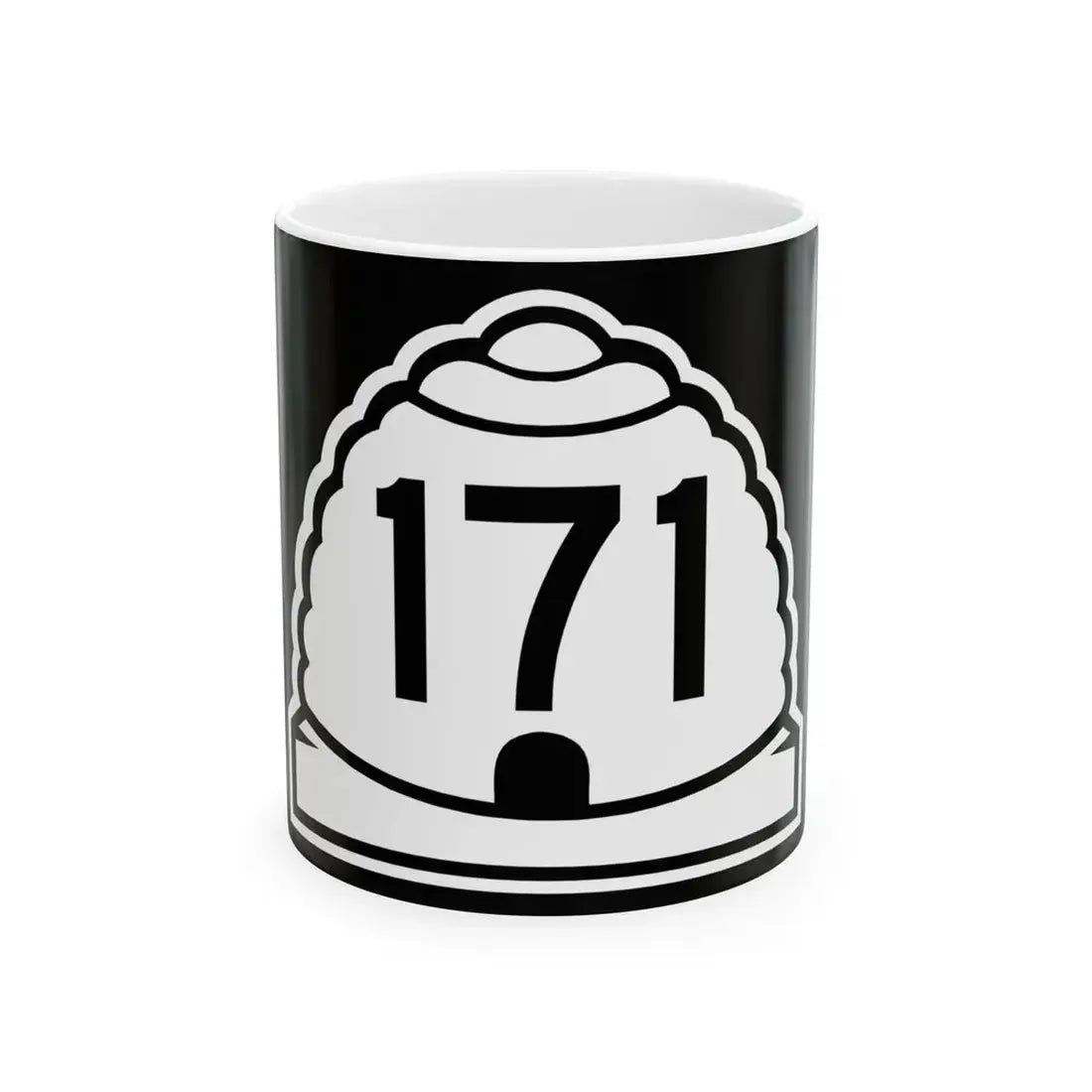 Utah 171 (Utah) (Road Sign) White Coffee Mug 11oz - Go Mug Yourself